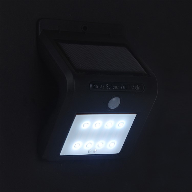 Waterproof 8-LED Solar Powered Light Outdoor Lamp for Garden Yard-11