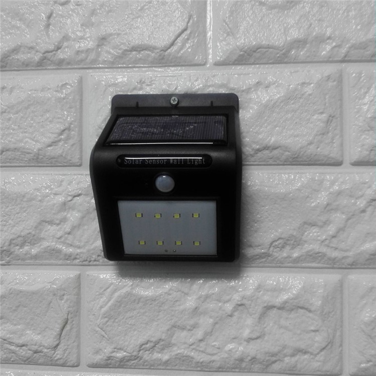 Waterproof 8-LED Solar Powered Light Outdoor Lamp for Garden Yard-9