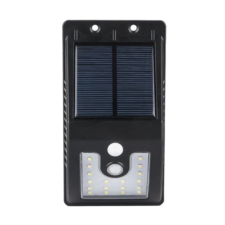 Waterproof 16-LED Light Solar Powered PIR Motion Sensor Wall Lamp-2