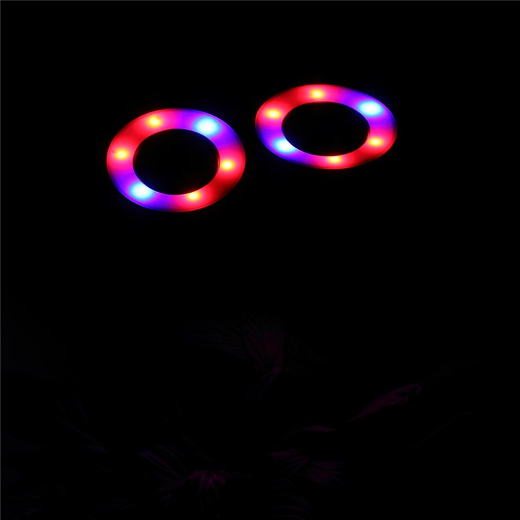 Double Head Gooseneck LED Plant Grow Light 12W - US Plug-13
