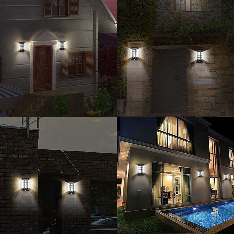 YY-106 Solar Energy Light Sensor and PIR Sensor Light Outdoor Wall Light Semi-circular Wall Lamp-10