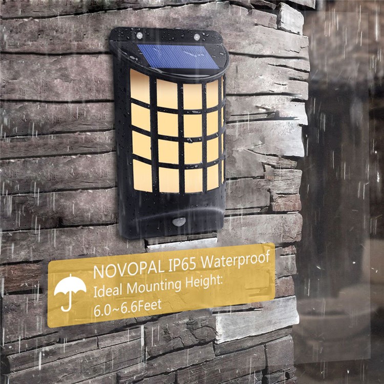 YY-106 Solar Energy Light Sensor and PIR Sensor Light Outdoor Wall Light Semi-circular Wall Lamp-6