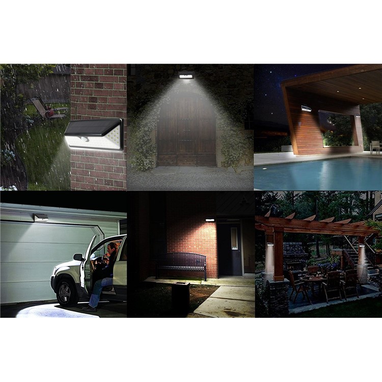 WH-BD-B1-5W Solar Energy Light Sensor and PIR Sensor Light Outdoor LED Wall Light - White Light-11
