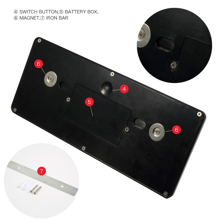 WH-BD-B1-5W Solar Energy Light Sensor and PIR Sensor Light Outdoor LED Wall Light - White Light-8