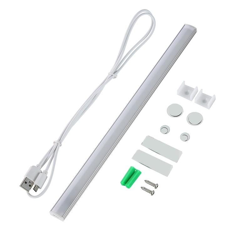 21 LED Vibration Induction Lamp USB Powered Vibration Shaking Sensor Light - White Light-9