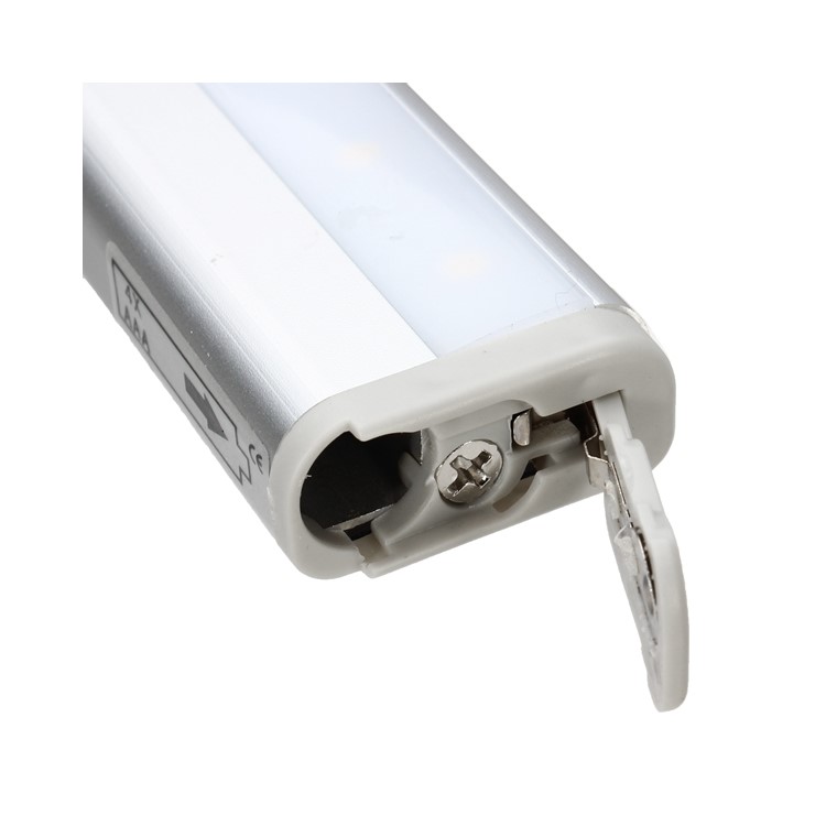 10 LEDs PIR Motion Sensor Cabinet Light Battery Powered Night Light - White / White Light-18