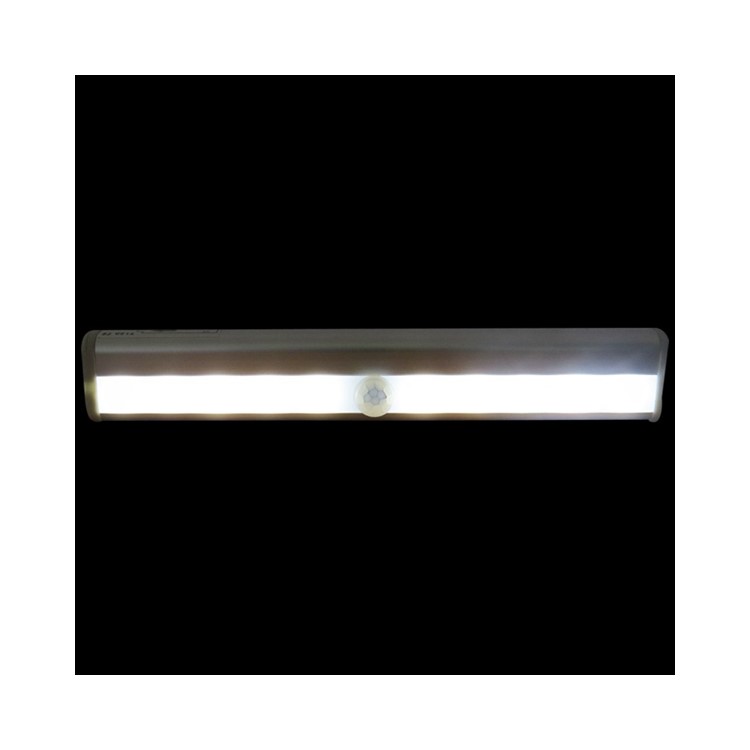 10 LEDs PIR Motion Sensor Cabinet Light Battery Powered Night Light - White / White Light-32