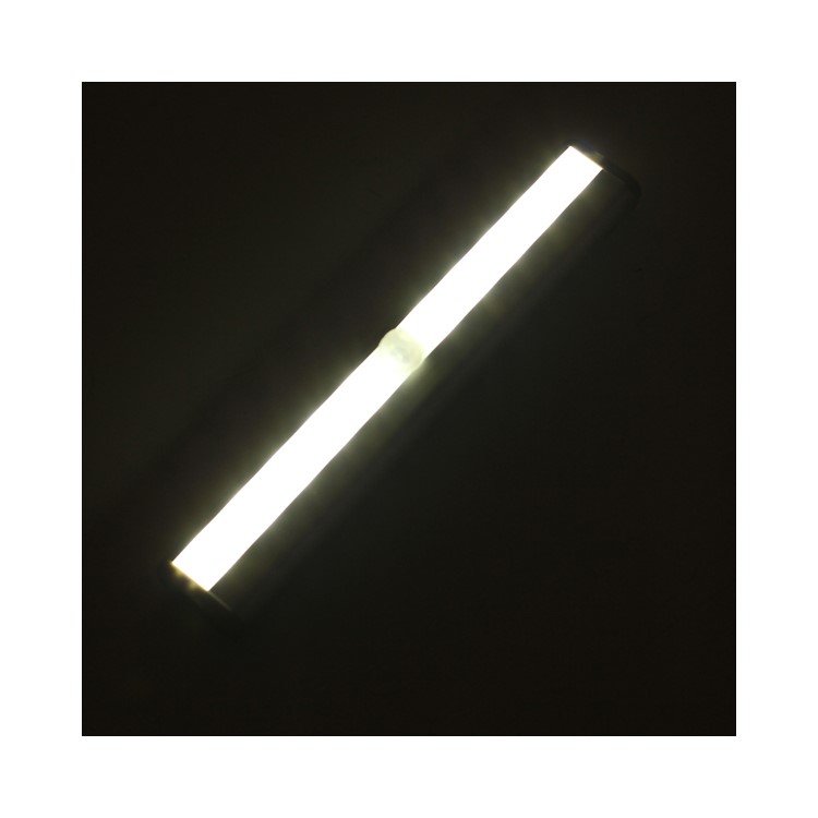 10 LEDs PIR Motion Sensor Cabinet Light Battery Powered Night Light - White / White Light-45