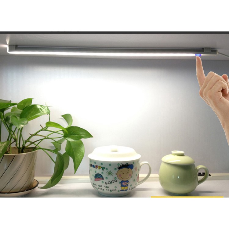 1611 LED Touched Bar-type Cabinet Light Ultra-thin USB LED Night Light - Adjustable Warm White-16