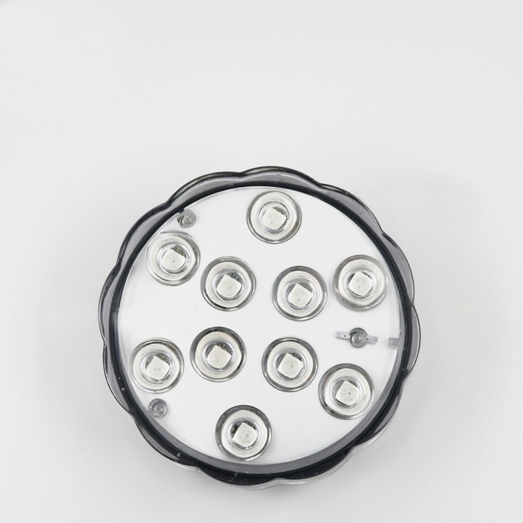 Remote Controller Submersible LED Light Multi-color Changing Waterproof 10-LED Night Light-12