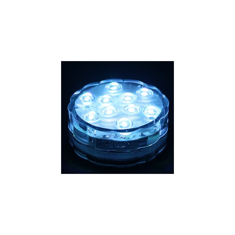 Remote Controller Submersible LED Light Multi-color Changing Waterproof 10-LED Night Light-3