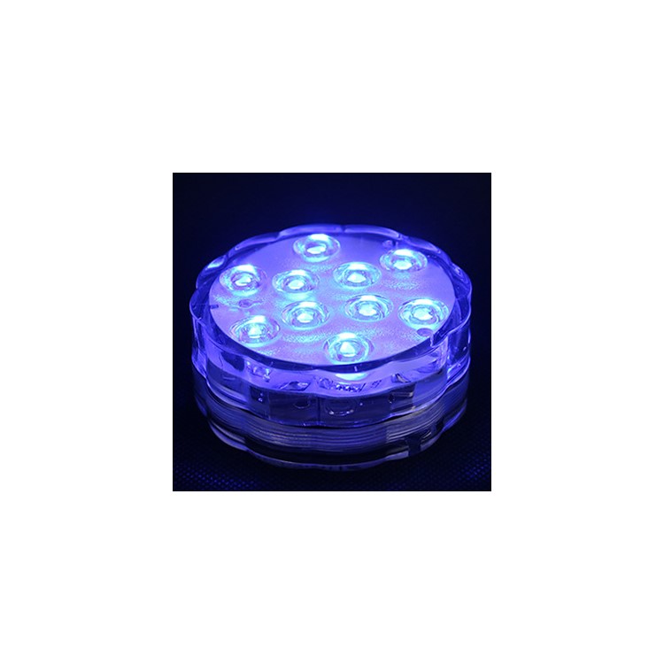 Remote Controller Submersible LED Light Multi-color Changing Waterproof 10-LED Night Light-4