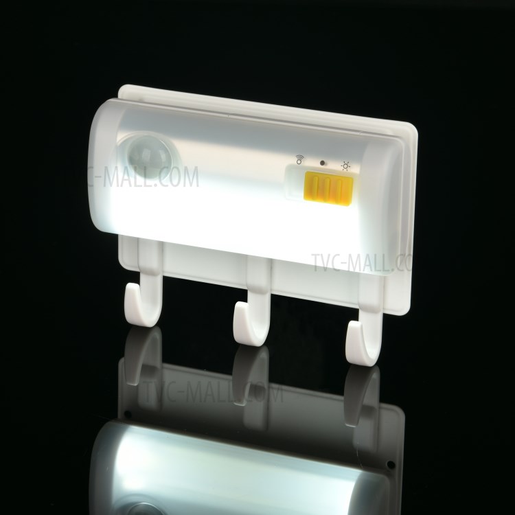 Magnetic Suction Human Body Infrared Sensor Light + Wall Mount Hook 2-in-1 Design - White Light-9