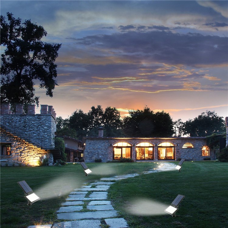 Outdoor Solar Power 48-LED Wall Spotlight Street Lamp LED Lawn Light-9