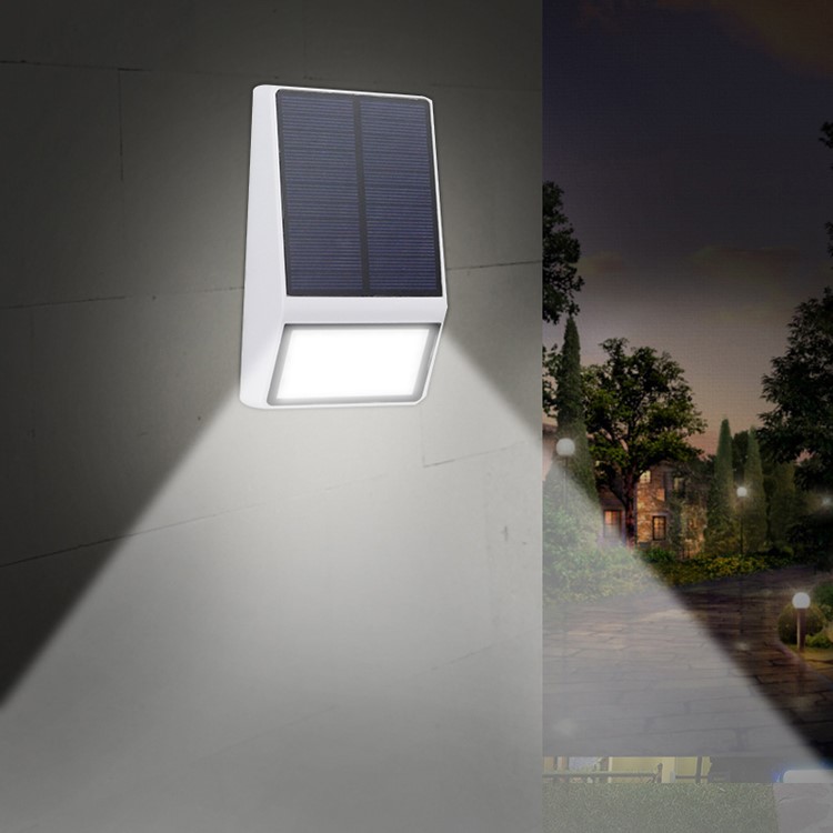 15-LED Outdoor Solar Powered Motion Sensor Light Waterproof Wall Lamp (SL-860) - Black-7