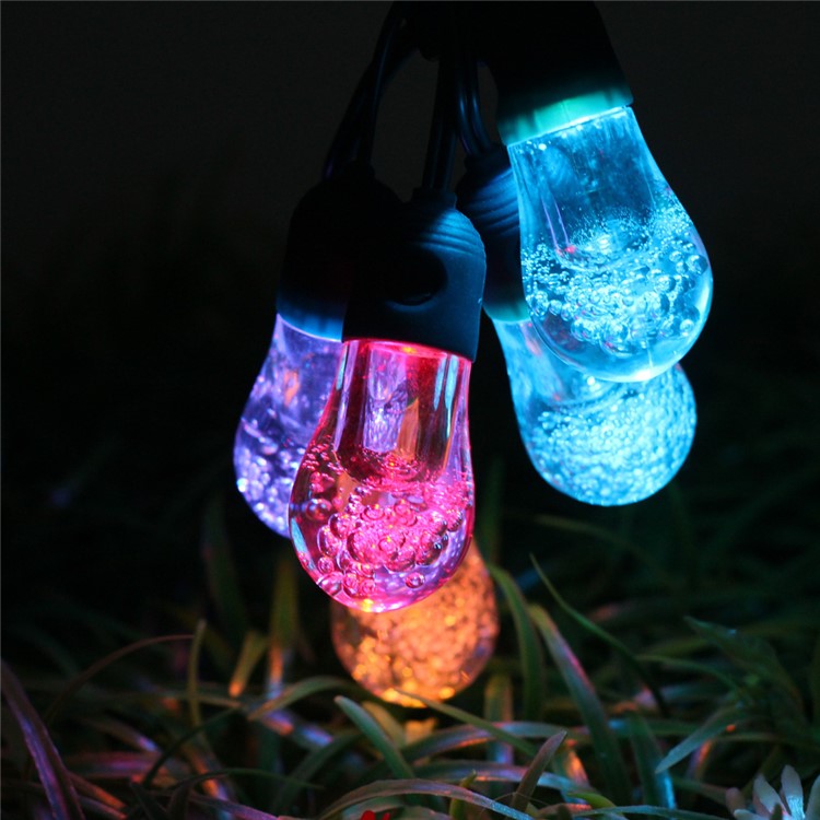 YL003-1A 12 Bulbs Outdoor Solar String Lights and 4.5M Extension Cord IP65 Weatherproof String Lights-15