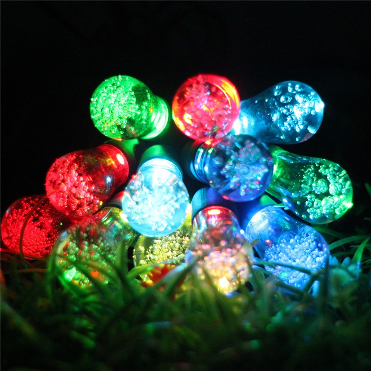 YL003-1A 12 Bulbs Outdoor Solar String Lights and 4.5M Extension Cord IP65 Weatherproof String Lights-16