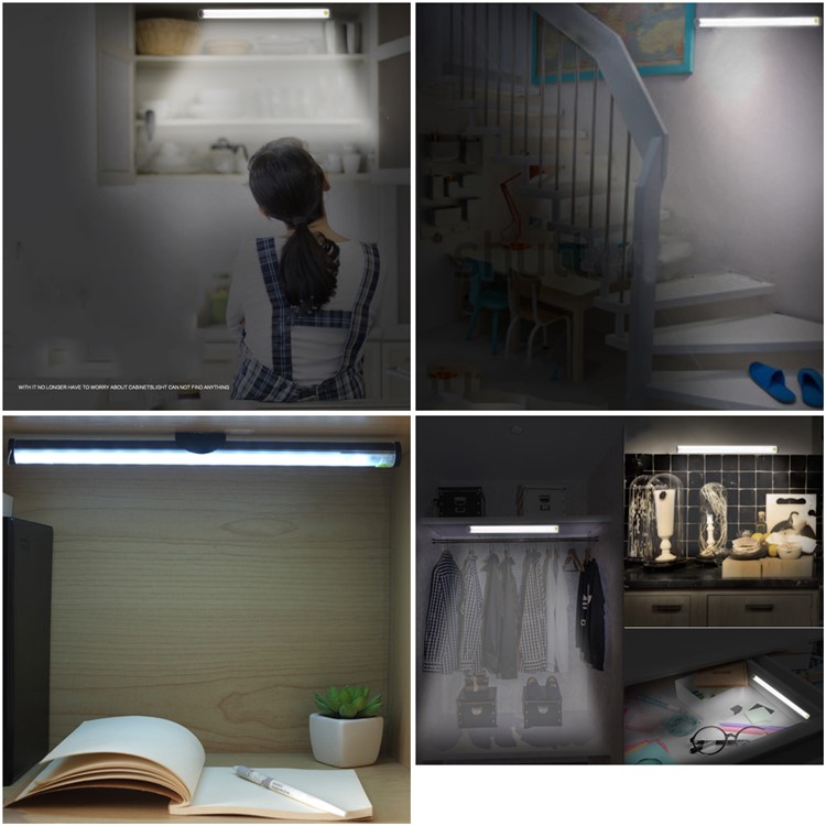 FYD1619 Portable Dimmable LED Night Light SOS Emergency Light Rechargeable USB Closet Light - White Light-8