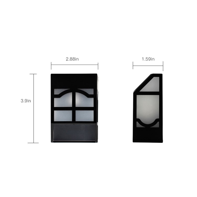 YL005-1A IP65 Waterproof 2-LED RGB Solar Fence Light with 2 Lighting Modes and 7 Color Changing-3
