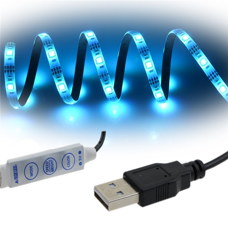 TV LED Light Strip 1 Meter 30 LEDs 800MCD USB LED TV Backlight Strip Changing Color Strip Kit-11