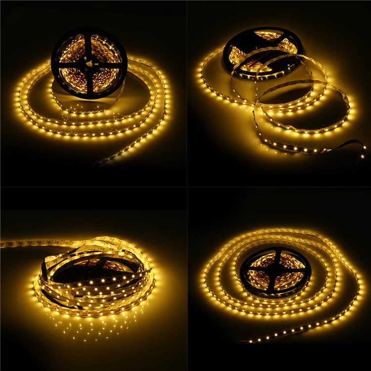 10M 600 LEDs 3528SMD DC 12V Soft Light Strip YK0414 - Warm White-4