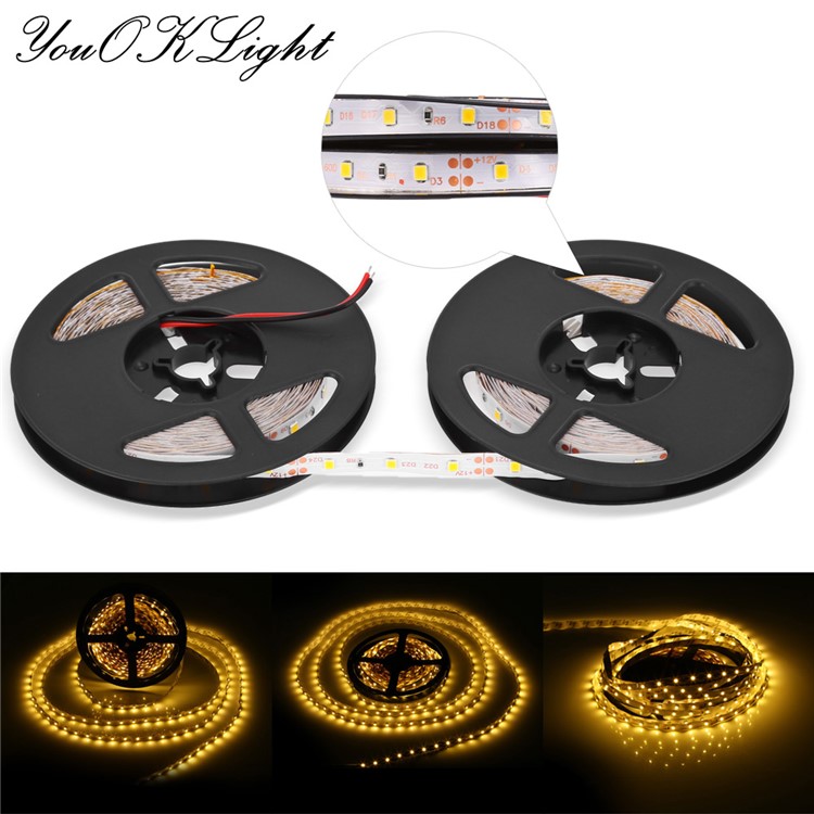 10M 600 LEDs 3528SMD DC 12V Soft Light Strip YK0414 - Warm White-8