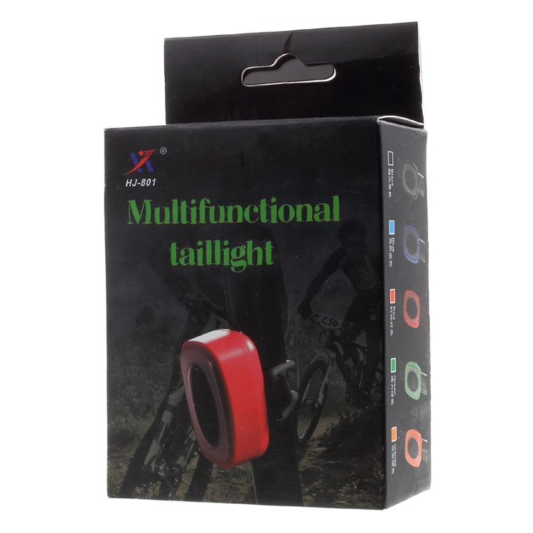 Bike Light Bicycle Tail Light LED Safety Light Bike Tail Warning Light - Orange-11