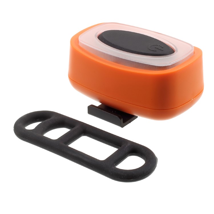 Bike Light Bicycle Tail Light LED Safety Light Bike Tail Warning Light - Orange-8