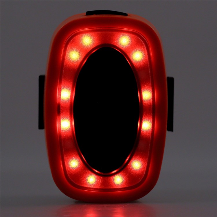 Bike Light Bicycle Tail Light LED Safety Light Bike Tail Warning Light - Orange-9