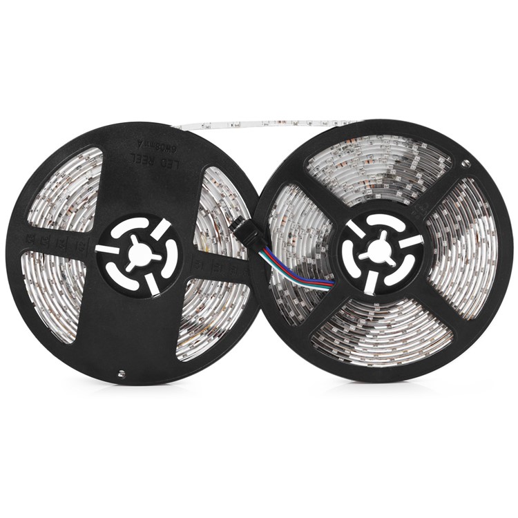 YK0421 IP65 Waterproof DC12V 10m Soft RGB LED Strip Light with IR Remote for Home Decoration-2