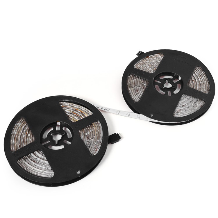 YK0421 IP65 Waterproof DC12V 10m Soft RGB LED Strip Light with IR Remote for Home Decoration-3
