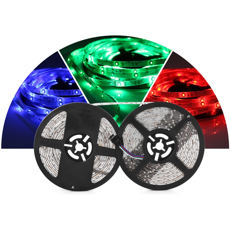 YK0421 IP65 Waterproof DC12V 10m Soft RGB LED Strip Light with IR Remote for Home Decoration-8