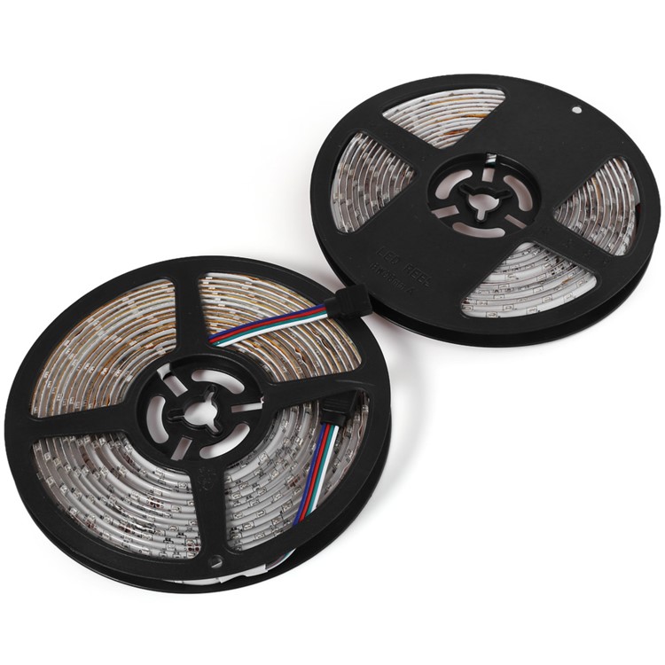DC12V 3528SMD 600 LEDs 10 Meters RGB Flexible Light Strip IP65 Waterproof YK0424 - US Plug-5