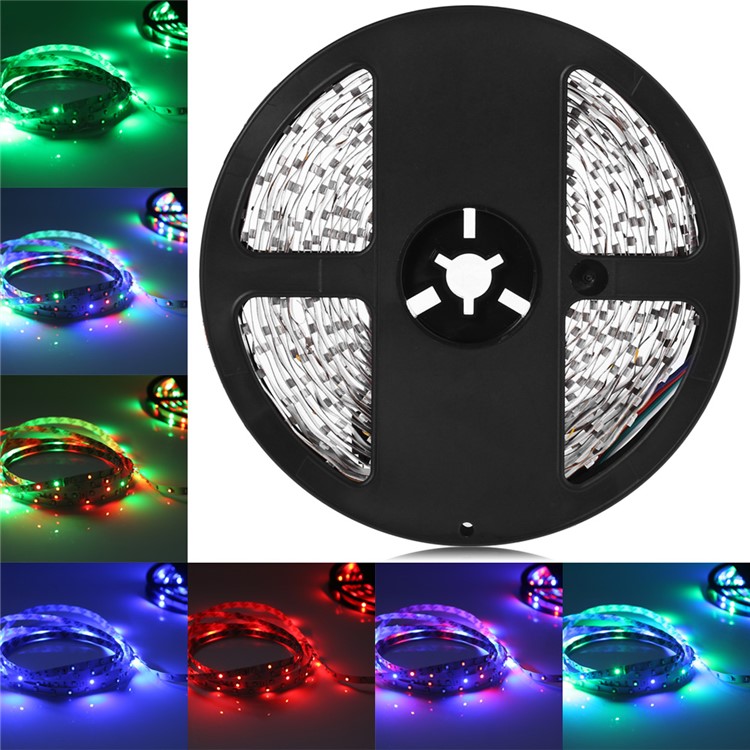 YK0415 10M DC12V Soft RGB LED Strip Light Lamp for Home Decoration-1