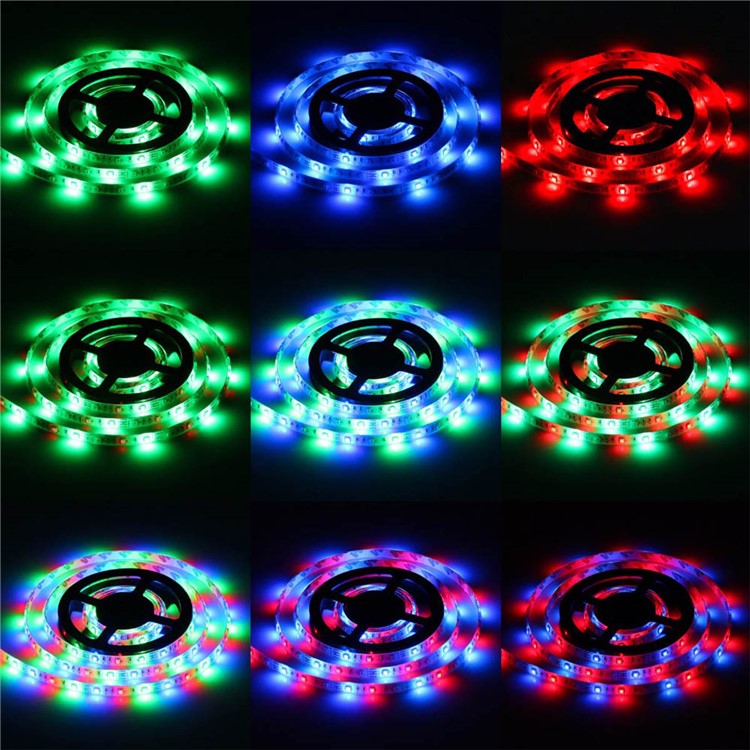 YK0415 10M DC12V Soft RGB LED Strip Light Lamp for Home Decoration-7