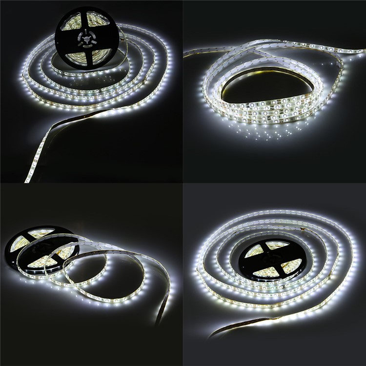 YK0418 IP65 Waterproof 10M DC12V Soft LED Strip Light for Home Decoration - White-2