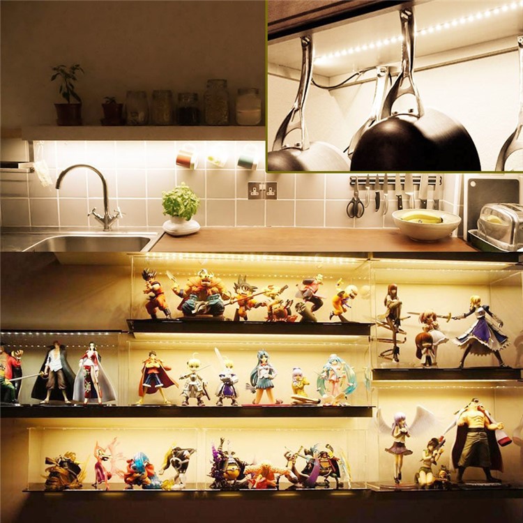 YK0419 IP65 Waterproof 10M DC12V Soft LED Strip Lamp Light for Home Decoration - Warm White-7