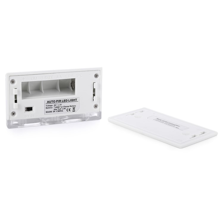 YK2256 Battery Powered Mini Auto PIR LED Light Motion Sensor Light-5
