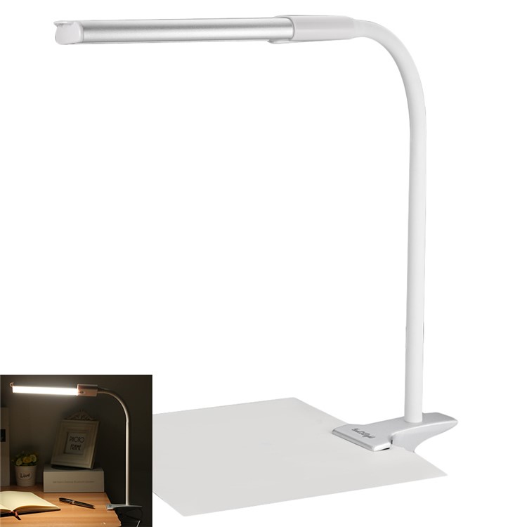 Purchased Yk2254 Dimmable Metal Clip Led Reading Desk Lamp Silver Color