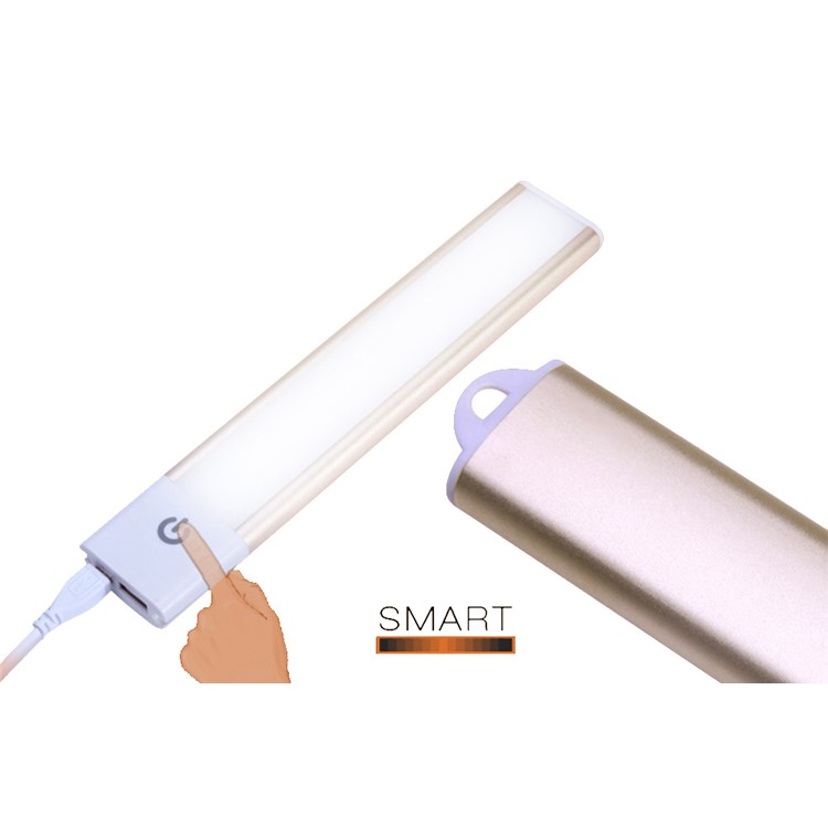 YK2254 Dimmable Metal Clip LED Reading Desk Lamp - Silver-6