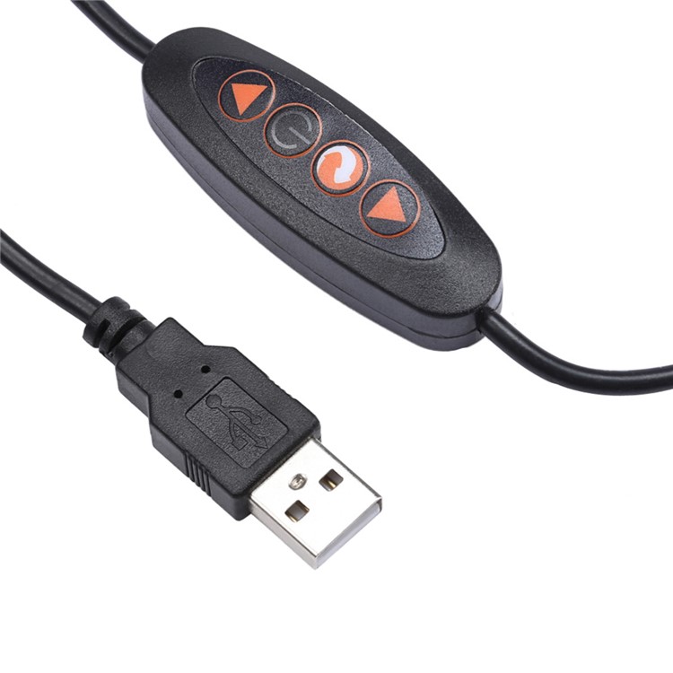 YK2253 3-Mode Dimmable Rechargeable USB Clip LED Reading Lamp Table Lamp with Flexible Gooseneck - Silver-4