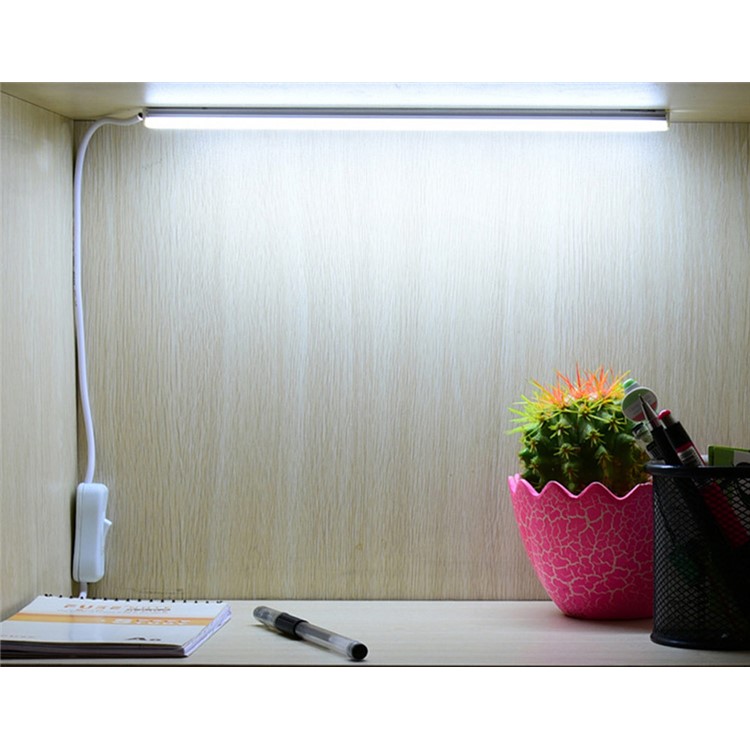 3W 18 LEDs Super Bright USB LED Strip Light Bar with Cable - Cool White-10
