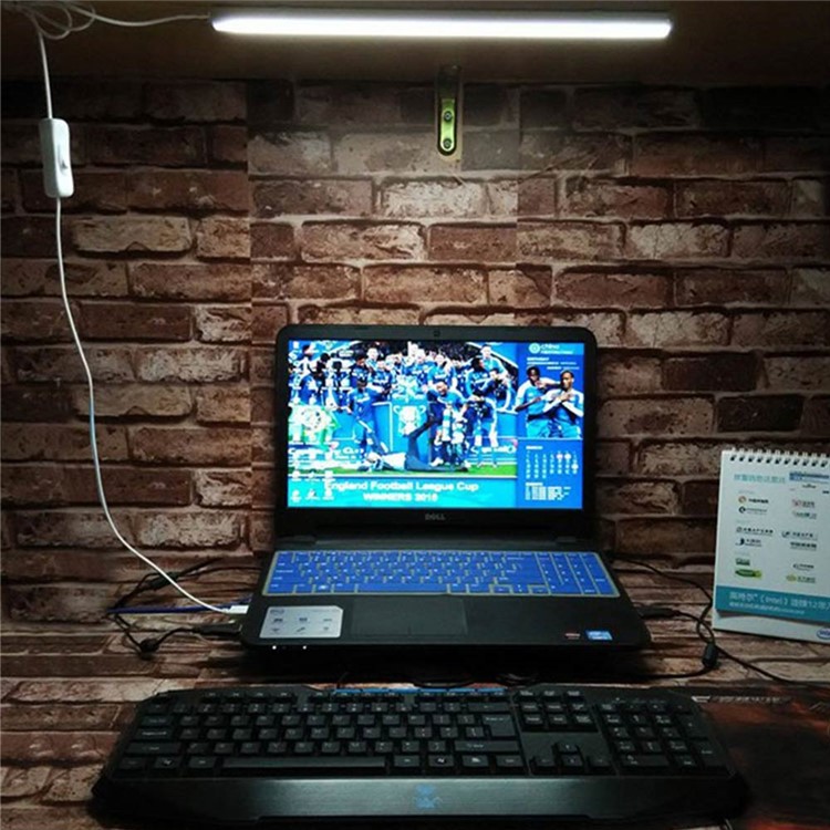 3W 18 LEDs Super Bright USB LED Strip Light Bar with Cable - Cool White-13
