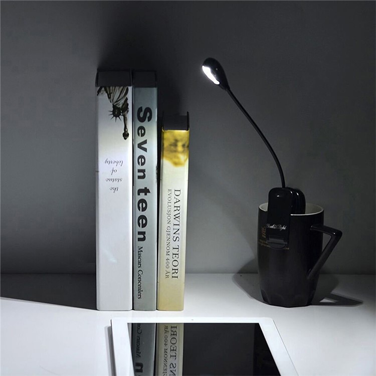 YK2219 4 LEDs Clip USB Rechargeable Table Lamp 2 Brightness-10