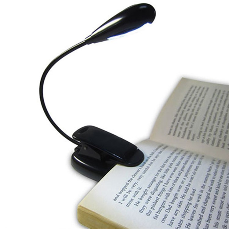 YK2219 4 LEDs Clip USB Rechargeable Table Lamp 2 Brightness-12