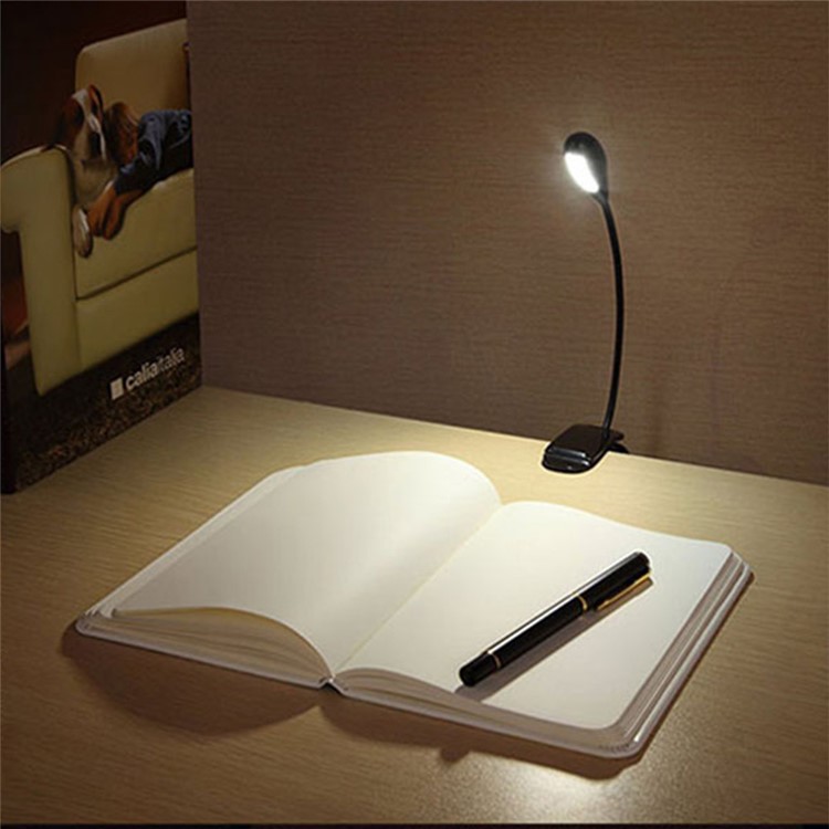 YK2219 4 LEDs Clip USB Rechargeable Table Lamp 2 Brightness-13