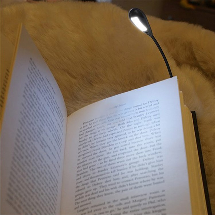 YK2219 4 LEDs Clip USB Rechargeable Table Lamp 2 Brightness-19