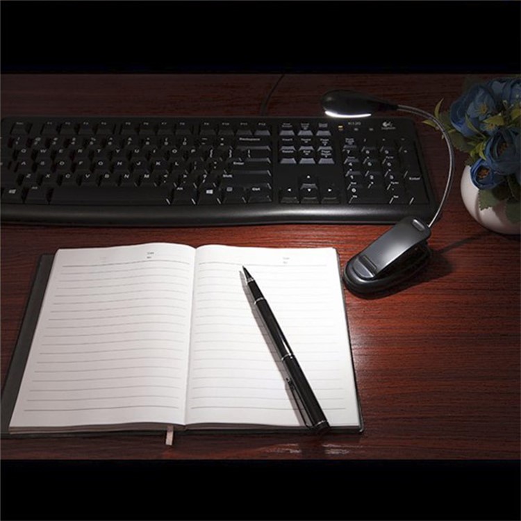 YK2219 4 LEDs Clip USB Rechargeable Table Lamp 2 Brightness-22