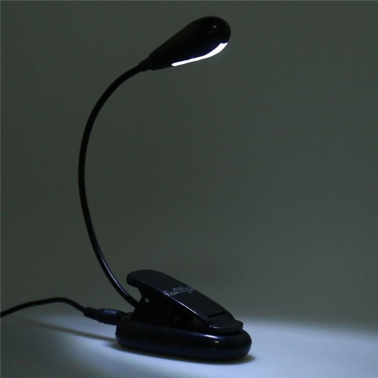 YK2219 4 LEDs Clip USB Rechargeable Table Lamp 2 Brightness-8