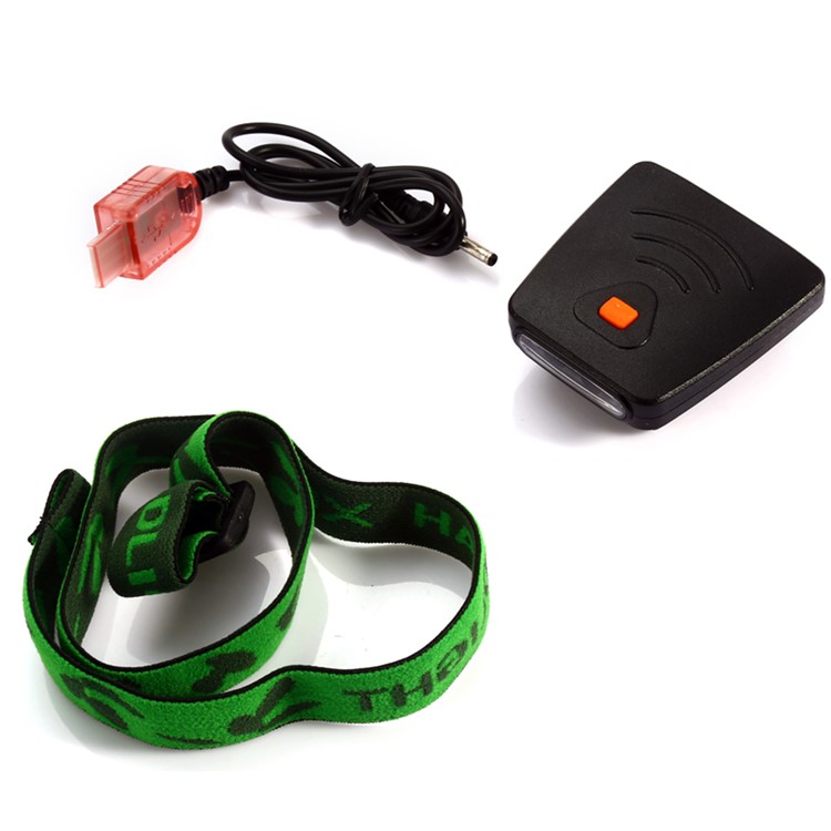 3-LED Clip-On Cap Light USB Rechargeable Infrared Human Body Induction Headlamp with Clip - Black-5